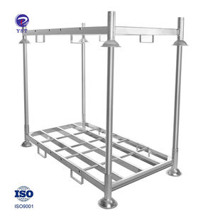Système de <span class=keywords><strong>rack</strong></span> portable Magasin de conception en acier durable Deux palettes Optimiser en toute sécurité la logistique d'entrepôt Empilable Double Manurack - Product Image 1