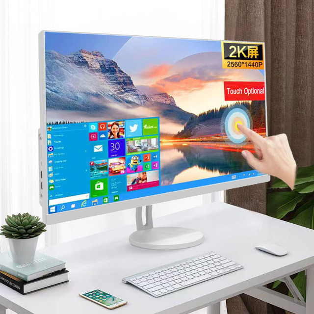 All in One Pc 23.8  27 Inch All-in-one Pc OEM Brand Computer I3 I5 I7 Monoblock Gaming Desktop Pc