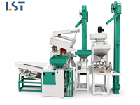 Machine complète de décorticage du riz paddy 10-15TPD, usine de rizerie commerciale à haut rendement et faible taux de riz cassé