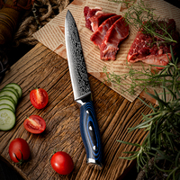Grandsharp 8 "damas couteau à trancher couteau à découper AUS-10 haute teneur en carbone damas acier viande Sushi fruits coupe couteau de cuisine