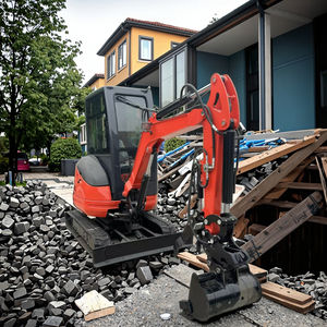 Mini Escavatore Cingolato KN25 per Uso Domestico, Piccola Scavatrice per Ingegneria Municipale, Demolizione e Scavo di Trincee - Product Image 2