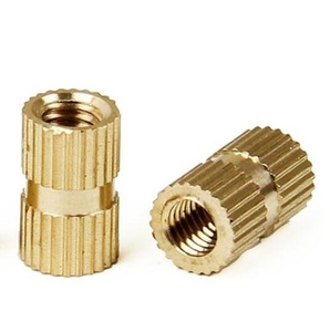 Zhenanleite Brass Wing Nut M6 10mm Fully <b>Threaded</b> Round Head Thumb Drive Metric Industrial Fastener - Product Image 2