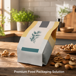 Bolsas de Papel Kraft Impresas con Lámina de Aluminio para Granos de Café, con Cierre, Recicladas, Impresión en Huecograbado - Product Image 5