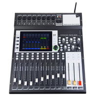 Console de mixage audio numérique X12 à 12 canaux avec écran tactile et télécommande multi-appareils pour système de sonorisation de scène en direct