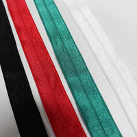 Bande élastique repliée pour vêtements Bonne solidité des couleurs Bande de reliure à biais Bordure de couture pour sous-vêtements vêtements