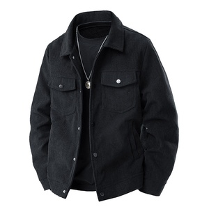 Chaqueta de pana informal con cuello de manga larga primavera Otoño Invierno de marca de moda <span class=keywords><strong>juvenil</strong></span> al por mayor para hombres - Product Image 6