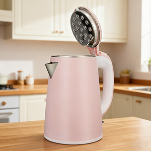 Bouilloire électrique à café, bouilloire électrique à base rotative à 360 degrés avec corps en acier inoxydable <span class=keywords><strong>de</strong></span> couleur - Product Image 4