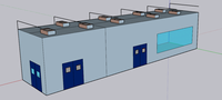 Cabine de salle blanche modulaire à parois rigides ISO 7, assemblage portable pour laboratoire