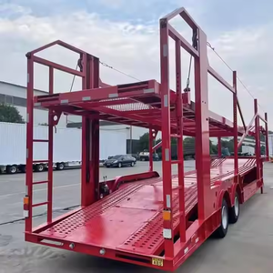 Porte-voiture antidérapant 8 places à 2 essieux en acier - Product Image 3