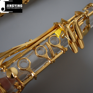 Jingying-<span class=keywords><strong>clarinete</strong></span> <span class=keywords><strong>de</strong></span> <span class=keywords><strong>cristal</strong></span> especial para examen musical, instrumentos <span class=keywords><strong>de</strong></span> viento chapados en oro, 17 llaves, 2022 - Product Image 5