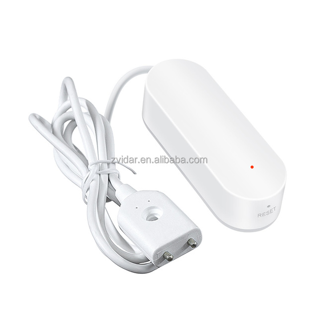 Zvidar Z-Wave 800 Water Leak Sensor Powered by 2 AAA Battery Work With Home Assistant HomeSeer Smartthings Hubitat Flood Sensor