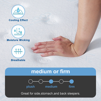 Maßgefertigte Doppelseitige Premium-Kühlmatratze mit Taschenfederkern Atmungsaktive Hypoallergene Gel-Memory-Foam-Matratze