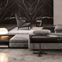 Canapé d'angle en L, ensemble de 2 pièces, Design italien, moderne nordique