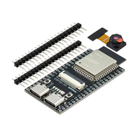 Carte de développement ESP32-S3-CAM WiFi BT, capteur de caméra 5MP OV5640, kit de reconnaissance faciale IA avec deux ports USB-C.