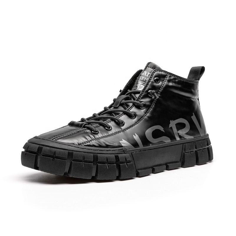 Оригинальные зимние мужские модные теплые меховые ботинки листьев, мужские спортивные кроссовки из натуральной кожи, мужские ботильоны, обувь