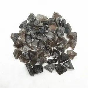 Wholesale natural smoky crystal rough stone raw brown smokey quartz stone for healing
