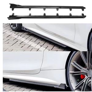 Bmw G22 Side Skirts Black Abs Material For 2020-2025 4 Series 2 Door Competition <b>Model</b> - Product Image 1