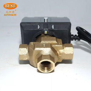 שסתום השקיית מים 5v 3.6v 12v 24v 110v 220 dn15 dn20 C7003 דרך פליז ss304 מיני כדור מים ממונע חשמלי - Product Image 3