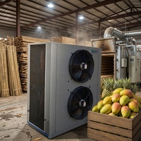 Séchoir à fruits commercial à pompe à chaleur, conception à faible température et à économie d'énergie