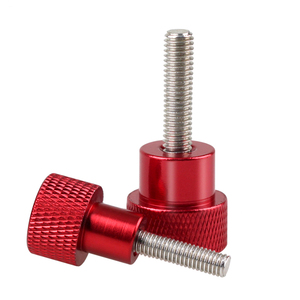 OEM Aluminium CNC-Bearbeitung M3 M4 M5 M6 M8 Maßgefertigte Gerändelte Rändelschrauben Gerändelter Knopf Aluminium Handfest Anziehbare Schraube - Product Image 3