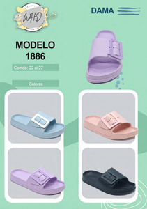 Sandali Eva Infradito con Cinturino Singolo e Fibbia, Ciabatte Estive a Punta Aperta, Taglia 25, Unisex, Colore Rosa Solido - Product Image 3