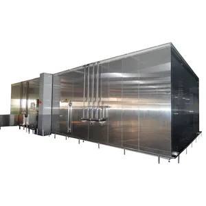 High Efficiency Large SDSF1500II Double Spiral Quick Freezer IQF for Vegetable/Meat/Seafood Processing Plant