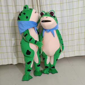 Déguisement <span class=keywords><strong>gonflable</strong></span> de grenouille pour enfants, accessoires de performance de marionnette de dessin animé, avec la phrase « You Are so Beautiful Wearing Funny Doll Costumes » - Product Image 2