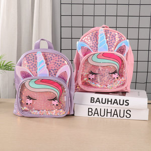 <span class=keywords><strong>Zainetto</strong></span> per Bambine a Forma di <span class=keywords><strong>Unicorno</strong></span>, con Glitter e Paillettes, Leggero e Impermeabile, per l'<span class=keywords><strong>Asilo</strong></span> - Product Image 2