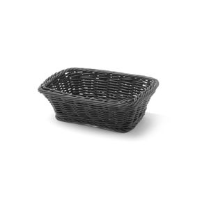 Cesta para Pan HENDI Negra 190x130x(H)60mm, Elegante Bandeja para Servir - Product Image 1