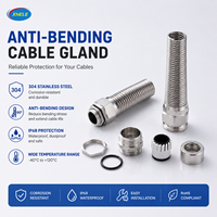 Connecteurs de câblage Xianghong M20 M25 en acier inoxydable de haute qualité, étanches IP68, anti-torsion en spirale, conformes CE RoHS
