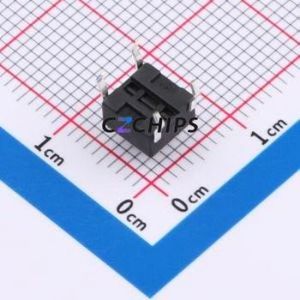 BX-TS-26-6655CJ Tactile Switch Through hole-4P,6x6mm Switch Single Pole Single Throw Round Button 2.6N Through Hole - Product Image 2