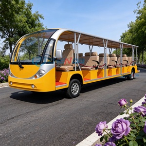 Brand New 14 Seater Enclosed Electric Sightseeing Vehicle with <b>Air</b> <b>Conditioner</b>, Best-Selling Luxury Electric Sightseeing Bus - Product Image 1