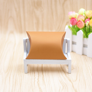 Cajas de Regalo de Papel Kraft Personalizables de Alta Calidad, Bonitas y Elegantes, Tipo Almohada, para Dulces - Product Image 4