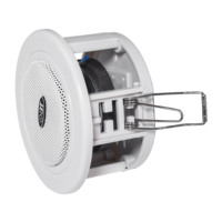 OBT-701 2.5 ''100v 3w étanche plafond mode son haut-parleur/pa système de son salle de bain plafond haut-parleur