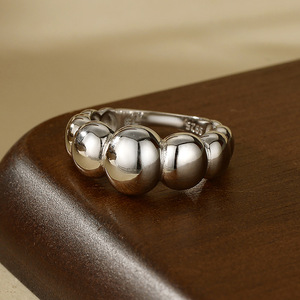 Anillo de Plata de Ley 925 con Diseño Geométrico y Acabado Pulido de Alta Calidad, Fabricante SPJ, Joyería de Plata 925 - Product Image 6