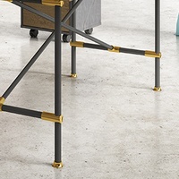 Table de bureau au design moderne pour ordinateur, emballage d'ordinateurs, table de bureau,