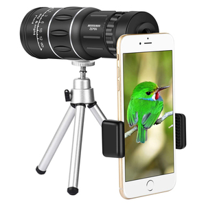 Objectif de caméra télescopique HD monoculaire pour téléphone portable avec support rapide pour Smartphone et trépied pour l'observation des oiseaux - Product Image 1
