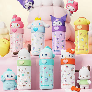 350ml Sanrioed Cartoon Thermos Tasse 316 En Acier Inoxydable Thermos Mignon Kuromi Cinnamoroll Melody Tasse À Eau Portable Pour Enfants - Product Image 1