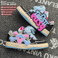 Chaussures de skate personnalisées à lacets en cuir véritable antidérapantes de luxe pour hommes et femmes, collection printemps/hiver, avec logo personnalisé, pour la marche décontractée