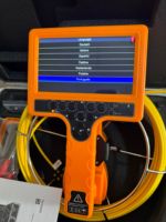 Caméra d'inspection de canalisation avec écran de 7 pouces, tête de caméra IP68 de 14 mm, câble de 30 m, zoom numérique 8x, endoscope pour égouts et canalisations