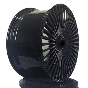 Rines de Aleación de Aluminio Forjado TiXin 10,000T 10J con Acabado Negro Hipermetalizado, Nuevos para <span class=keywords><strong>Mercedes</strong></span> G63 2022 de 24 Pulgadas - Product Image 4