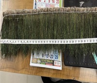 Tissu en dentelle de plumes de paon écologique, antibactérien, léger, résistant à l'abrasion, accessoires de robe faits à la main pour mariage