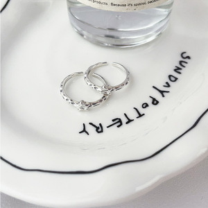S925 Sterling Silver Star <b>Ring</b> For Women <b>Open</b> Design Fashionable Simple Jewelry Everyday Wear - Product Image 1