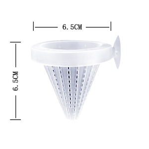 어항 수족관 액세서리 용 수족관 플라스틱 깔때기 콘 피더 레드 웜 컵 - Product Image 5