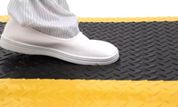 Tapis moderne en PVC durable anti-fatigue de 10 mm d'épaisseur, fabriqué à la machine, pour usage industriel, antidérapant, confortable, pour les zones de travail