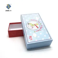 Cajas de cartón personalizadas para jabón, barra de pelota de Golf, color azul y blanco