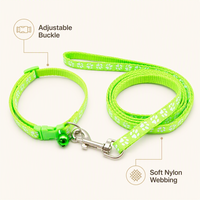 Accessoire de transport compact pour animaux de compagnie - Corde et collier souples en polypropylène pour le voyage des chiots, équipement de promenade pliable et respirant