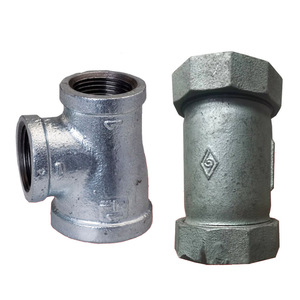 Mike Pipe Fittings Reducing Tee Galvanized Zinc Alloy Threaded Plug In DN40 Plumbing Adapter - Product Image 2
