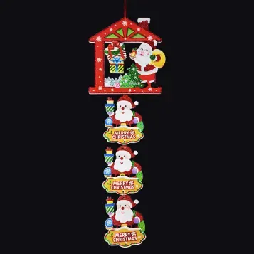 New Christmas decorations string foam hanging ornaments