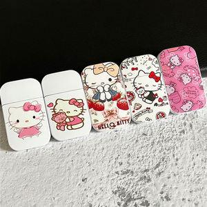 Encendedor Rosa lindo de Hello Kitty Cat para mujer, fábrica al por mayor, regalo para niña, encendedor de cigarrillos inflable a prueba de viento - Product Image 6